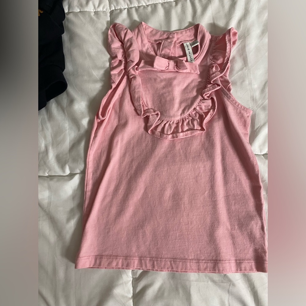 Janie and Jack Pink Ruffle Blouse